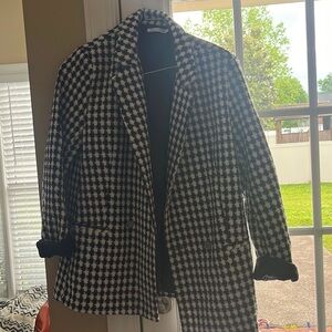 Cherry cloth blazer.. womens size large